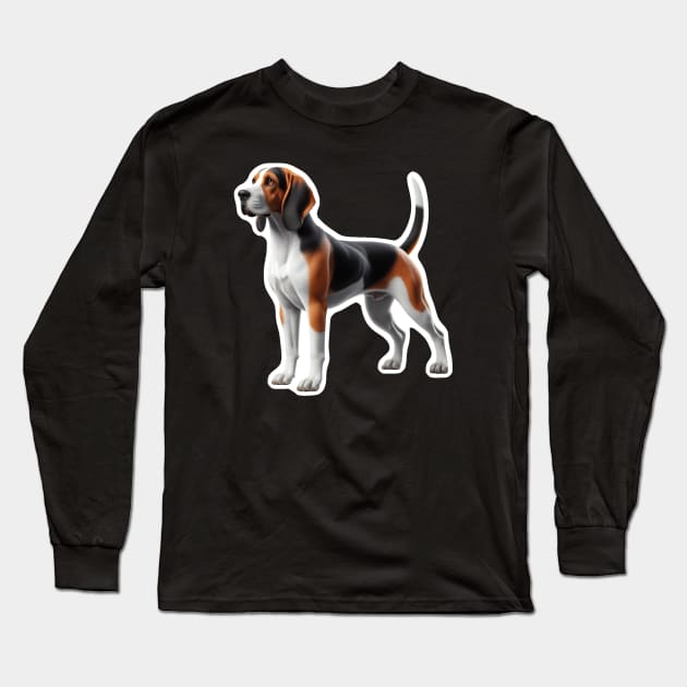 American English Coonhound Long Sleeve T-Shirt by millersye